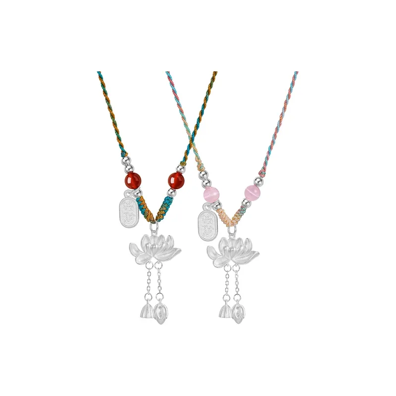 JUICY GRAPE S999 Fine Silver Necklaces Unisex-2