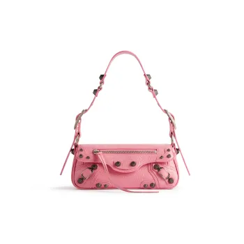Balenciaga Le Cagole Fine Grained Sheepskin Portable Crossbody Bag, Shoulder Bag Mini Women's Pink