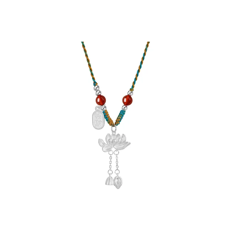 JUICY GRAPE S999 Fine Silver Necklaces Unisex-5