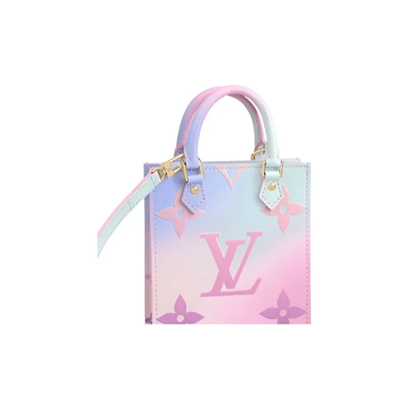 LOUIS VUITTON Petit Sac Plat Sunrise Pastel-5