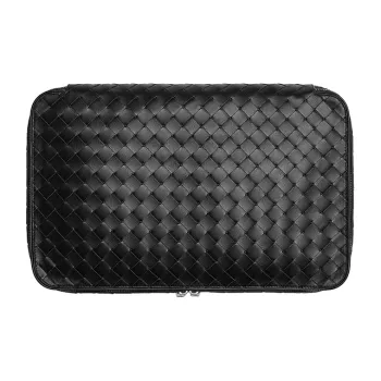 Bottega Veneta Intrecciato Cow Leather Storage Bag Trumpets Men's Black