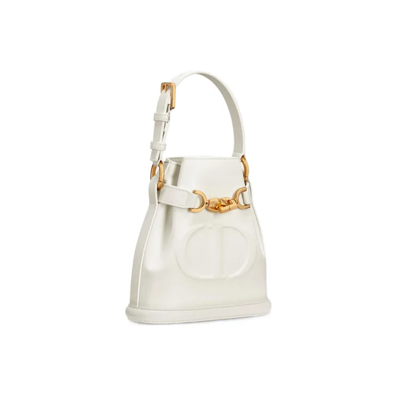 DIOR C'est Dior Cow Leather Crossbody One Shoulder Handbags Small Size Women's Milk White-1