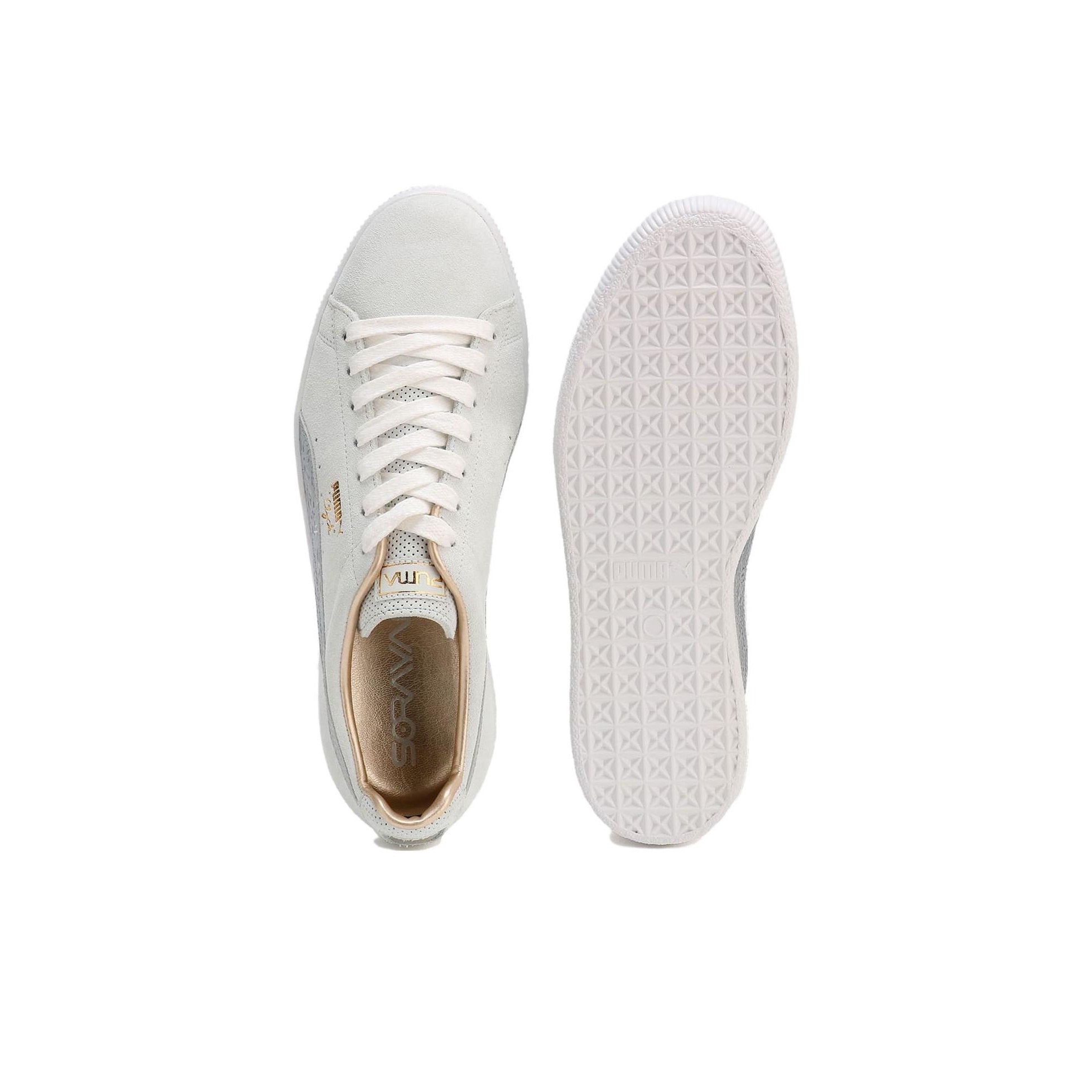 PUMA Clyde Mij X Hajime Sorayama 'Feather Grey Silver' US M