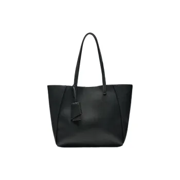 ZARA PU Tote Bag Shopping Bag Handbag Shoulder Bag Regular Women's Black