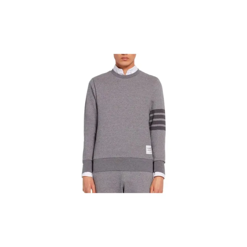 THOM BROWNE 4 Bar Stripe Cotton Sweatshirt-1