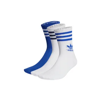 Adidas Originals 3STR Mid Calf Socks Unisex 3 Pack