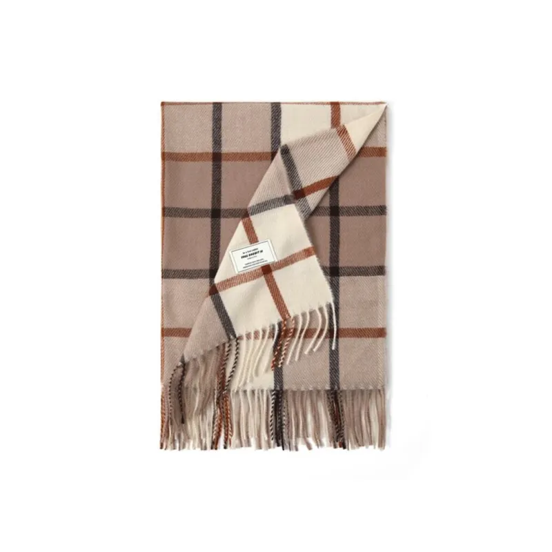 FREE RABBITⅡ Faux Cashmere Knit Scarves Unisex-11