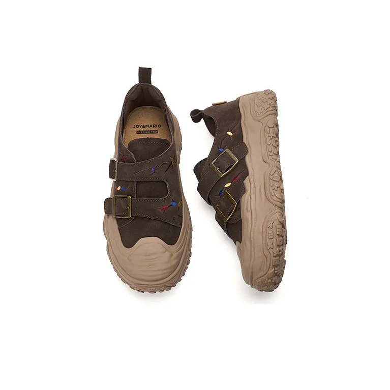 Joy&Mario Low-Top Outdoor Shoes 4cm Women's-3