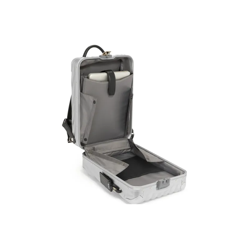 TUMI Hard Shell Backpack Unisex Silver-3