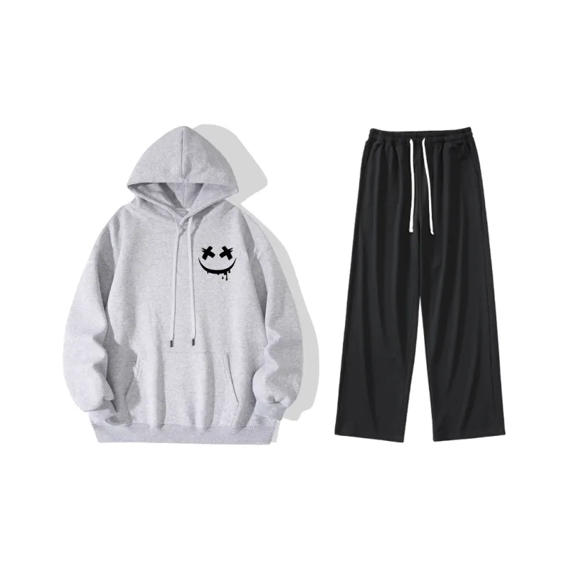 Kingsgspc Sweatshirt Sets Unisex-19