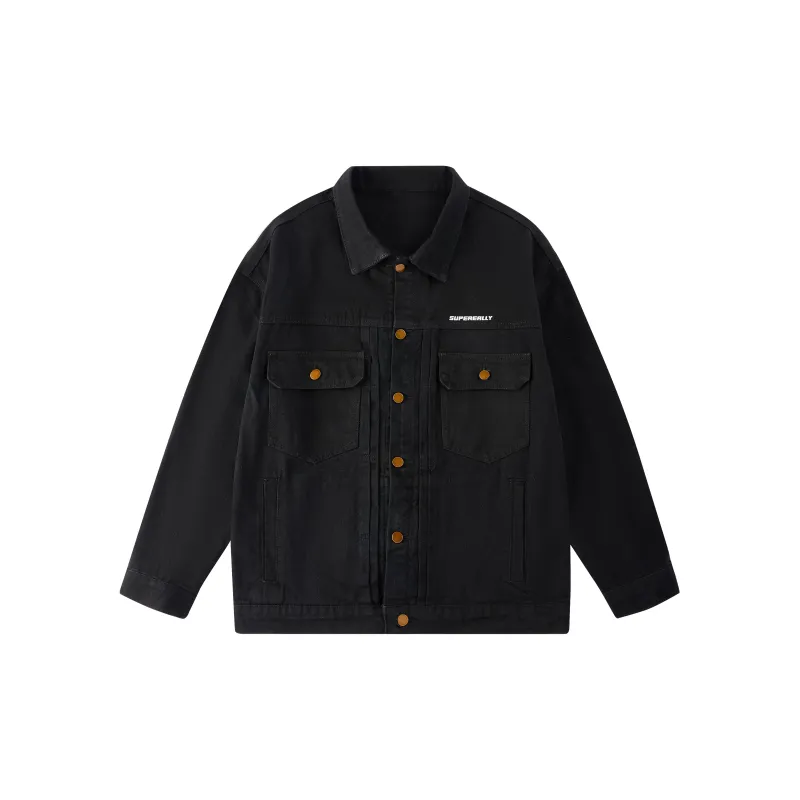 SUPEREALLY Denim Jackets Unisex-1