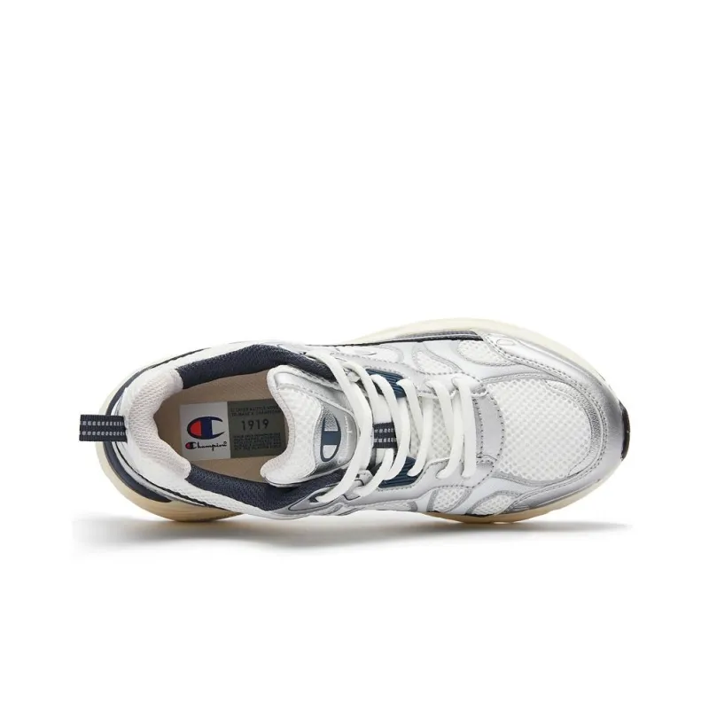 Champion Anti Slip Wear Resistant Low Top Running Shoes Men's Dark Silver-1