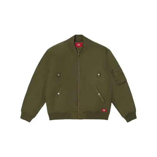 Dickies Puffer Jackets Unisex Army Green/MGR