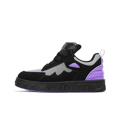 A Chock Skateboard Shoes Unisex Low-Top Purple