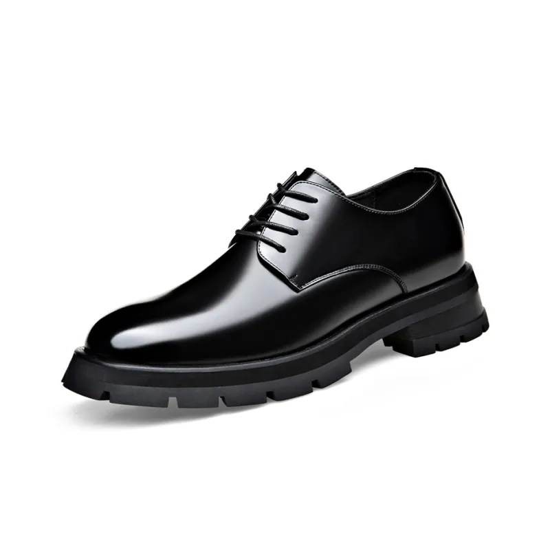 Romon Dress Shoes 4.5cm Men's Black-1