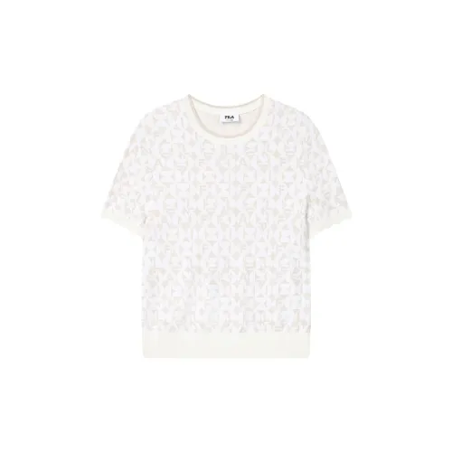 FILA T-Shirts Women's Ivory White