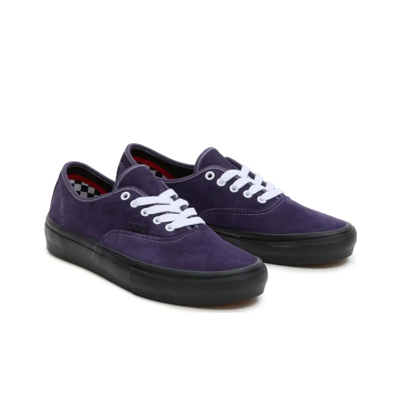 Vans Authentic  Skate  'Dark Purple Black'-2