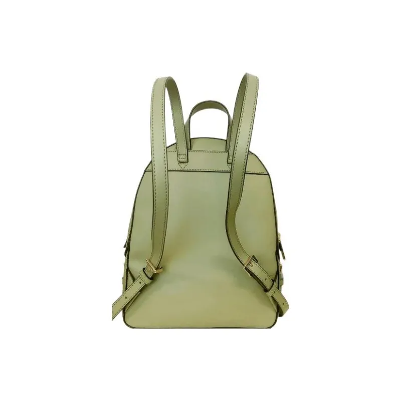 MICHAEL KORS Jaycee Litchi Grain Leather Backpack Medium Size Women's Mint Green-2