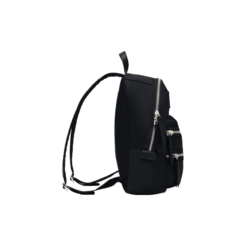 MARC JACOBS The Biker Logo Patch Zipped Large Backpack-1