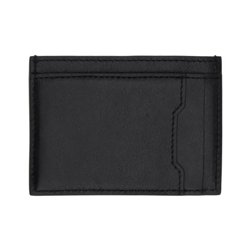 AMIRI Leather Card Clip Card Holder Men's Black-1