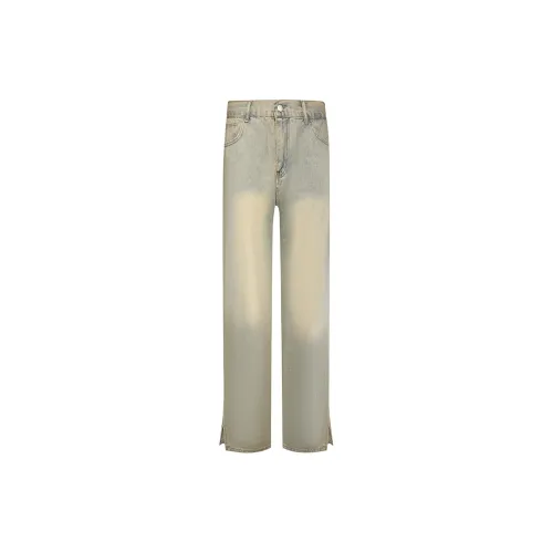 COOLALPACA Jeans Unisex Yellow Mud