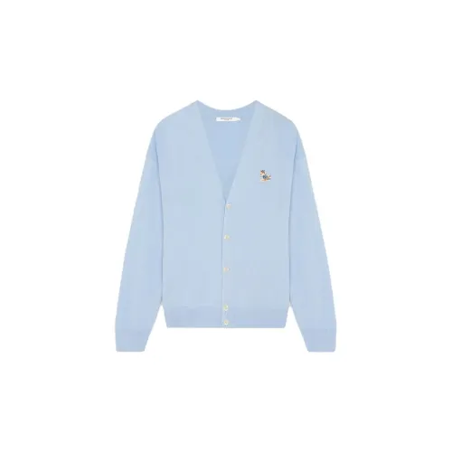 Maison Kitsune Knitwear Men Light Blue