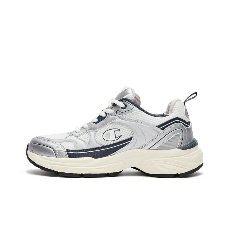 Champion Anti Slip Wear Resistant Low Top Running Shoes Men's Dark Silver-0