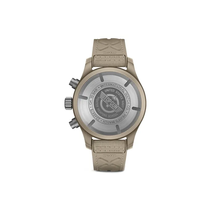 IWC PILOT Collection Automatic Mechanical Movement Men's Watches Watch 41.9mm Gray Dial Ceramic Watch Case Rubber Strap-1