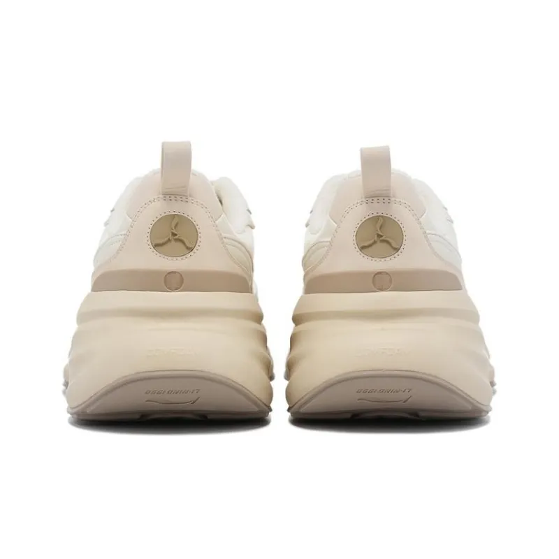 LI NING 1990 Clouds Shock Absorbers Rebound Low Top Running Shoes Men's Dusty Khaki-4
