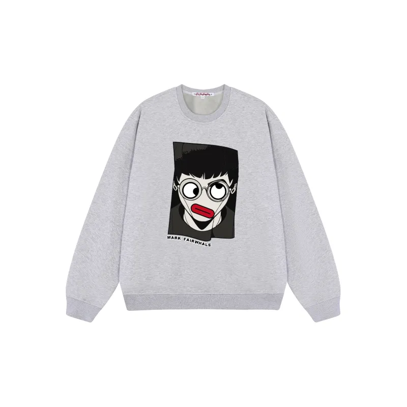 FAIRWHALE Loose Fit Pullover Drop Shoulder Crew Neck Sweatshirt Unisex-22