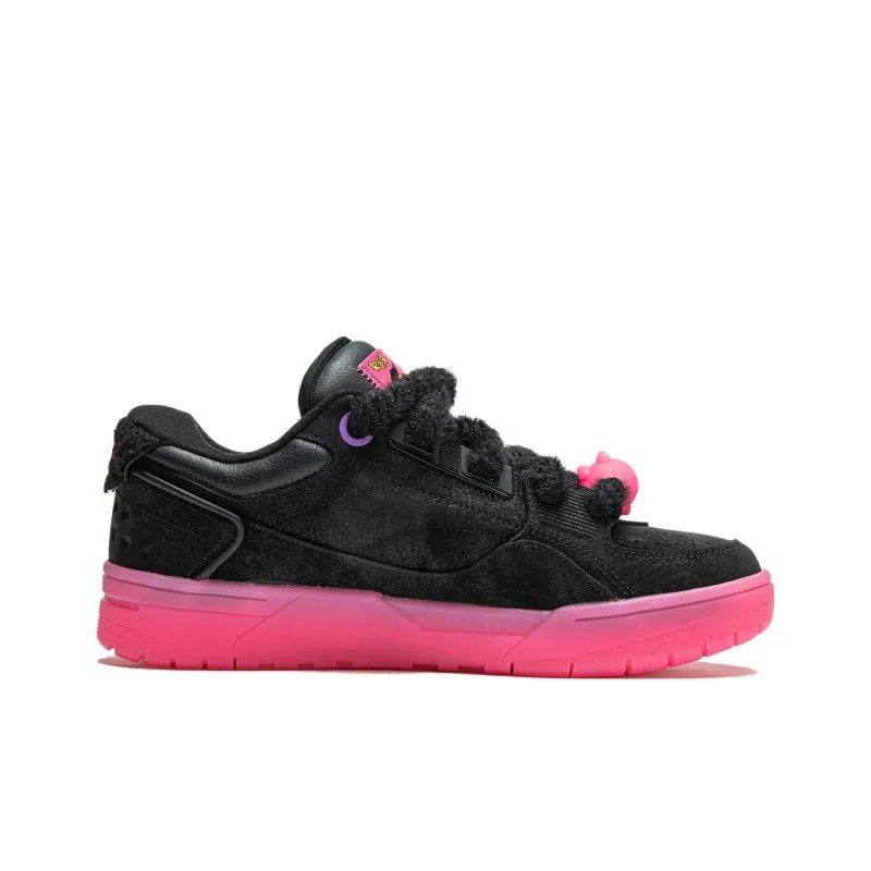 LiNing RSR101 XXL FAT CAT Cushioning Wear Resistant Low Top Basketball Shoes Unisex Black Pink-1