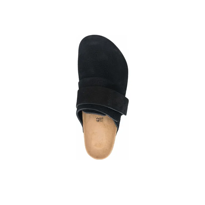 Birkenstock Wrap-toe Slippers Men's Black Narrow Fit-2
