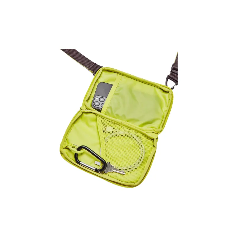 Under Armour Polyester Shoulder Bag, Crossbody Bag Trumpets Unisex Lime Yellow & Grayish Brown-2