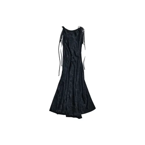 SONG FOR THE MUTE Sleeveless Dresses Women's Black