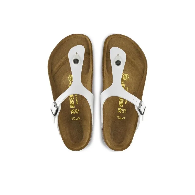 Birkenstock Gizeh Birko Flor White-3