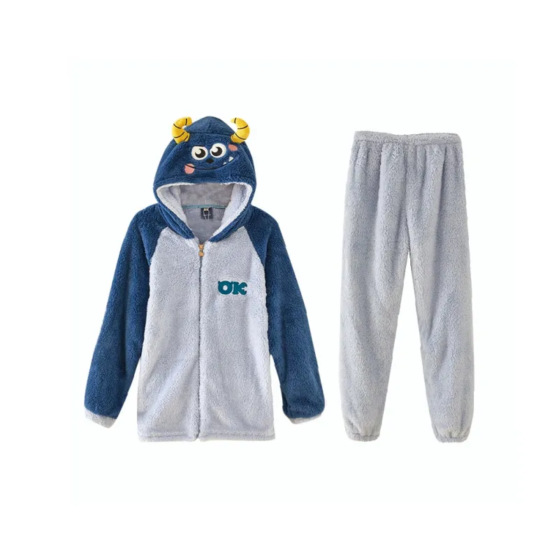 Disney Pajama Set Unisex Pink Green-0