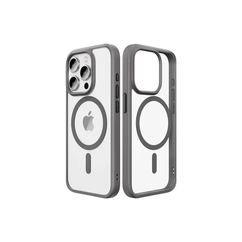 GAAOGKK Transparent Magnetic Silicone Impact Resistant Phone Cases Compatibility IPhone15/Pro/proma Apple-3