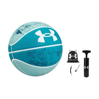 Under Armour Rubber Basketball Tiffany Green Size 7 Ball Training Unisex
