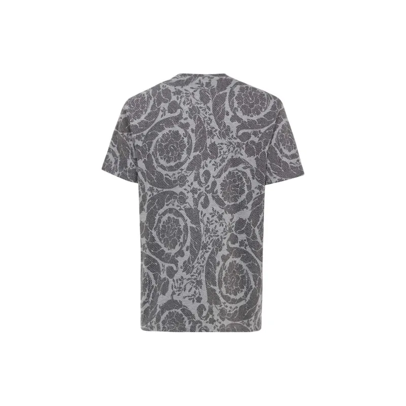 VERSACE Baroque Print Compact T Shirt-1