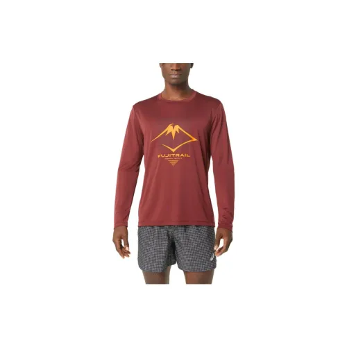 Asics FUJITRAIL T-Shirts Men Red