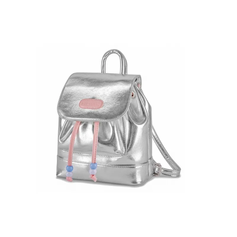 NOMK PU One Shoulder Bucket Bag Backpack Regular Women's Multicolor-2