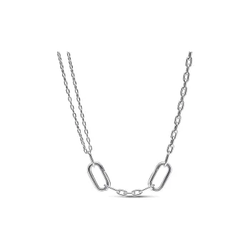 Pandora 925 Sterling Silver Necklaces Unisex Silver