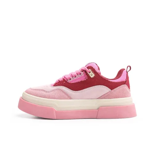 NOCOPY Skateboard Shoes Unisex Low-Top Pink