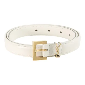 SAINT LAURENT Monogram Narrow Belt