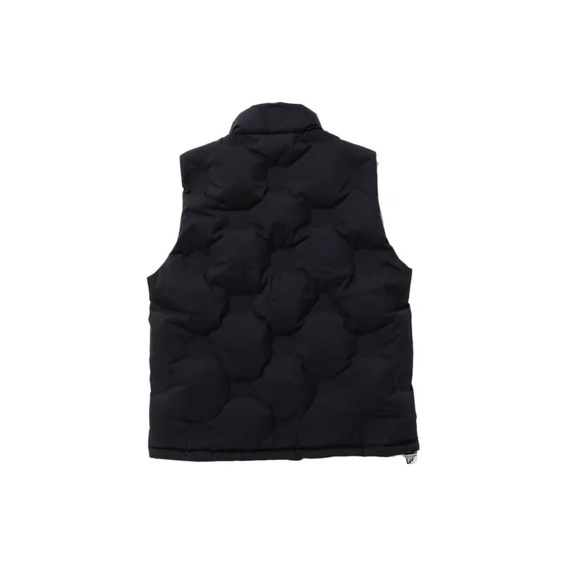 Bape Debossed Monogram Puffer Down Vest-4