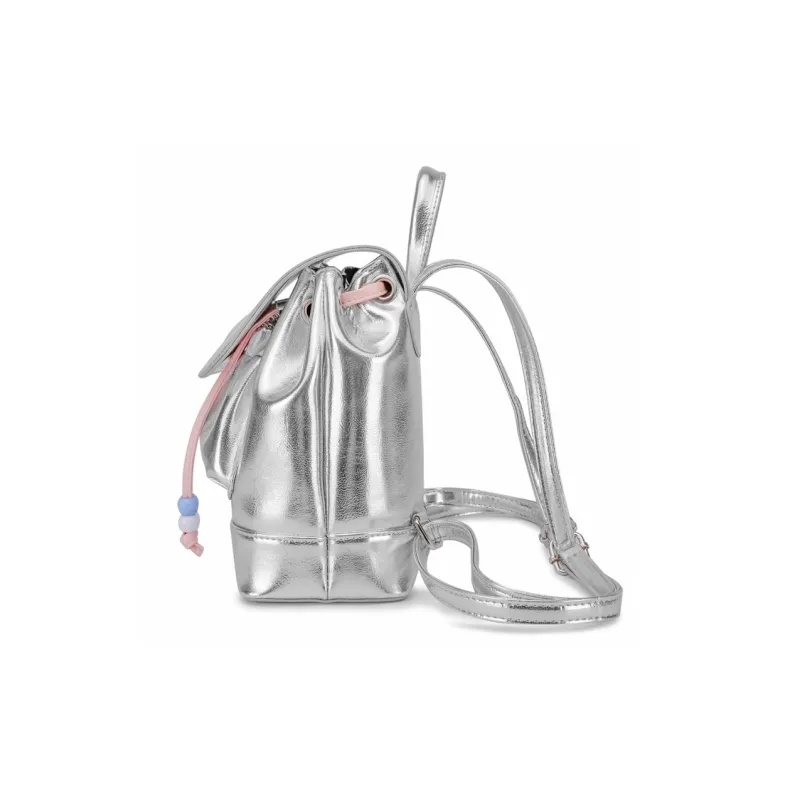 NOMK PU One Shoulder Bucket Bag Backpack Regular Women's Multicolor-3