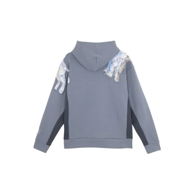 PUMA x HajimeSorayama PUMA X Empty Mountain Base Co branded Model Sweatshirt Unisex Gray-1