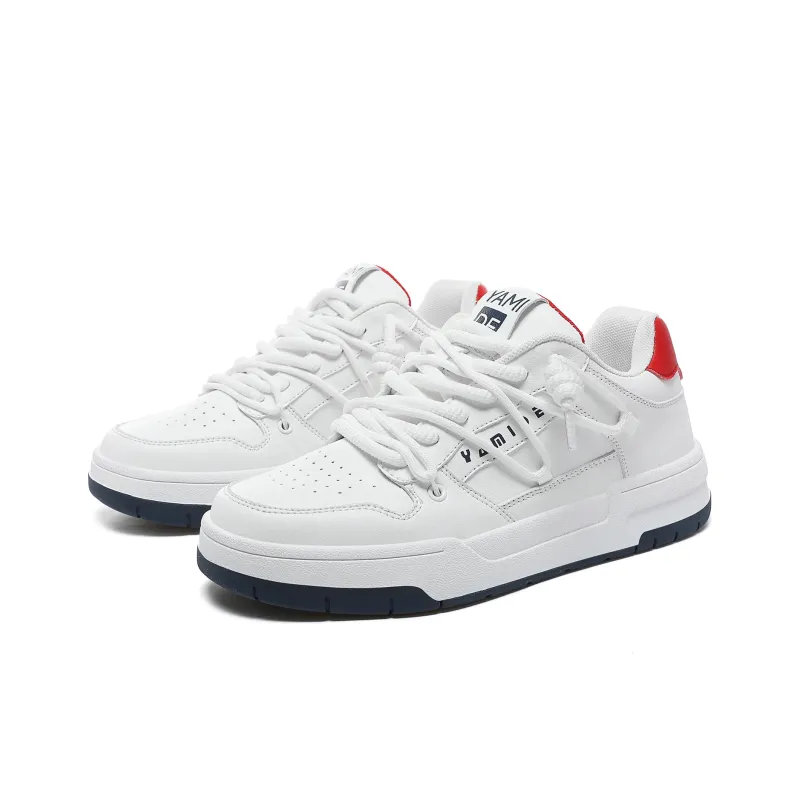 Yamid Slip Resistant, Abrasion Resistant, Breathable Low Top Skateboard Shoes Unisex Mismatched Couple Shoes-14
