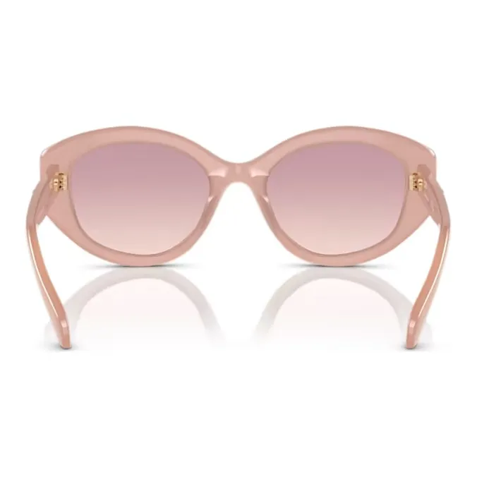 Swarovski Dextera Acetate Faux Crystal Irregular Shape Sunglasses Women's Pink-4