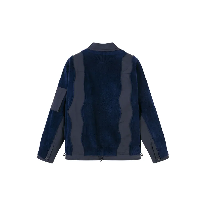 DAVID NAMAN Jackets Men Navy Blue-1